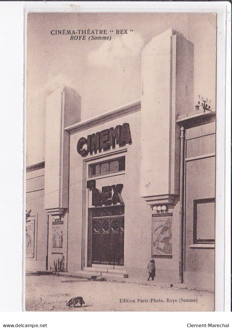 SPORTS : Boxe - Autographe De Georges CARPENTIER (avec Correspondance) - Cpa Du Cinéma-Théâtre REX à ROYE -très Bon état - Boksen