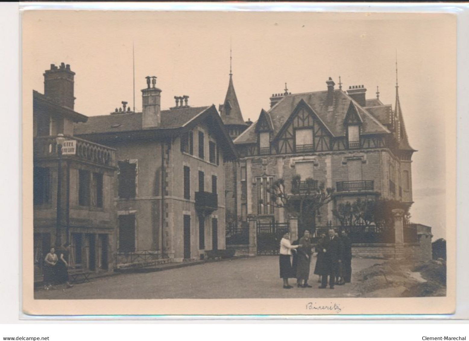 BIARRITZ - Hôtel Beau Site Et Goeland - Carte Photo - Très Bon état - Biarritz