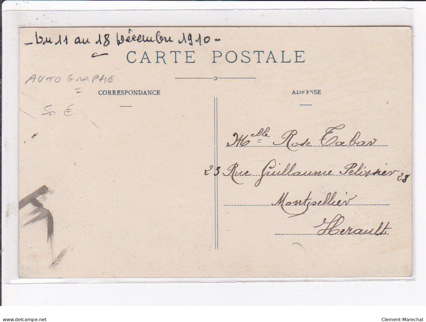 AVIATION : Carte Photo Avec Autographe De L'aviateur GIBERT En 1910 - Très Bon état - Aviadores