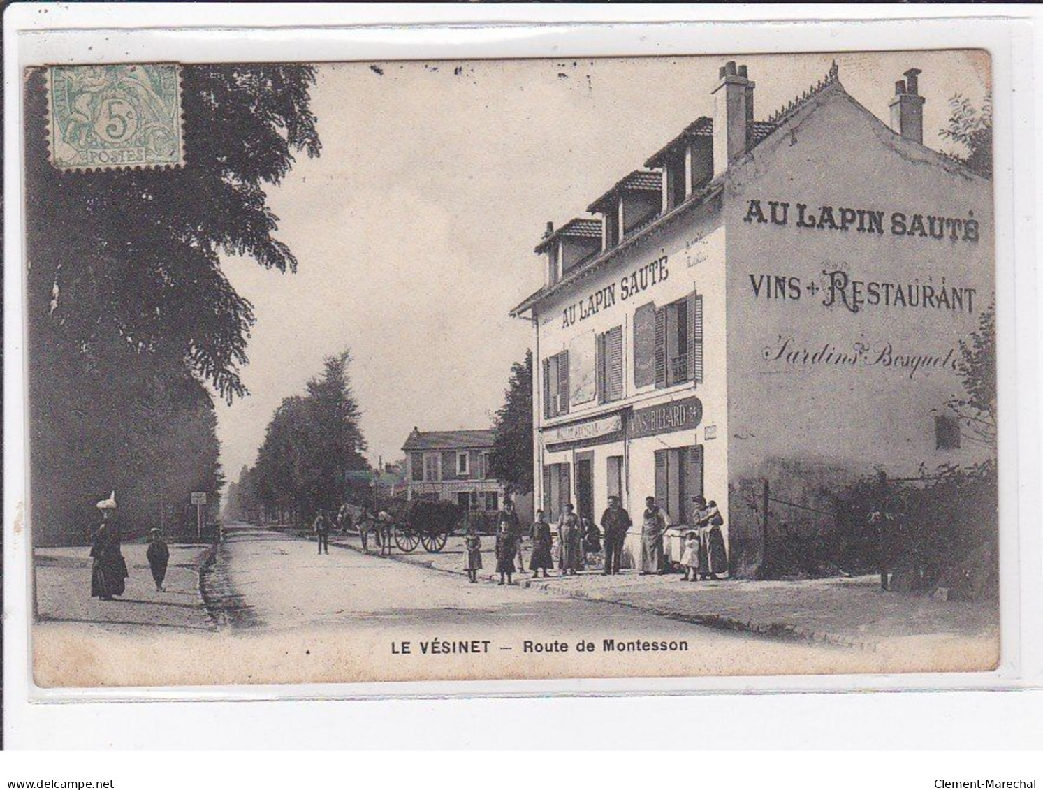 LE VESINET : La Route De Montesson (vins Restaurant "au Lapin Sauté") - Très Bon état - Le Vésinet