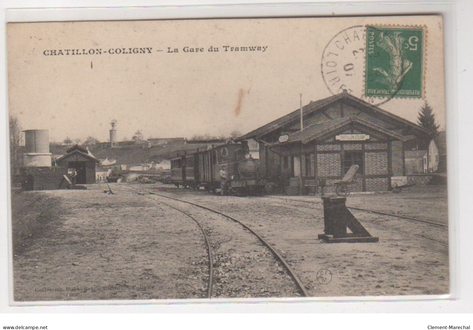 CHATILLON COLIGNY : La Gare Du Tramway - Très Bon état - Chatillon Coligny