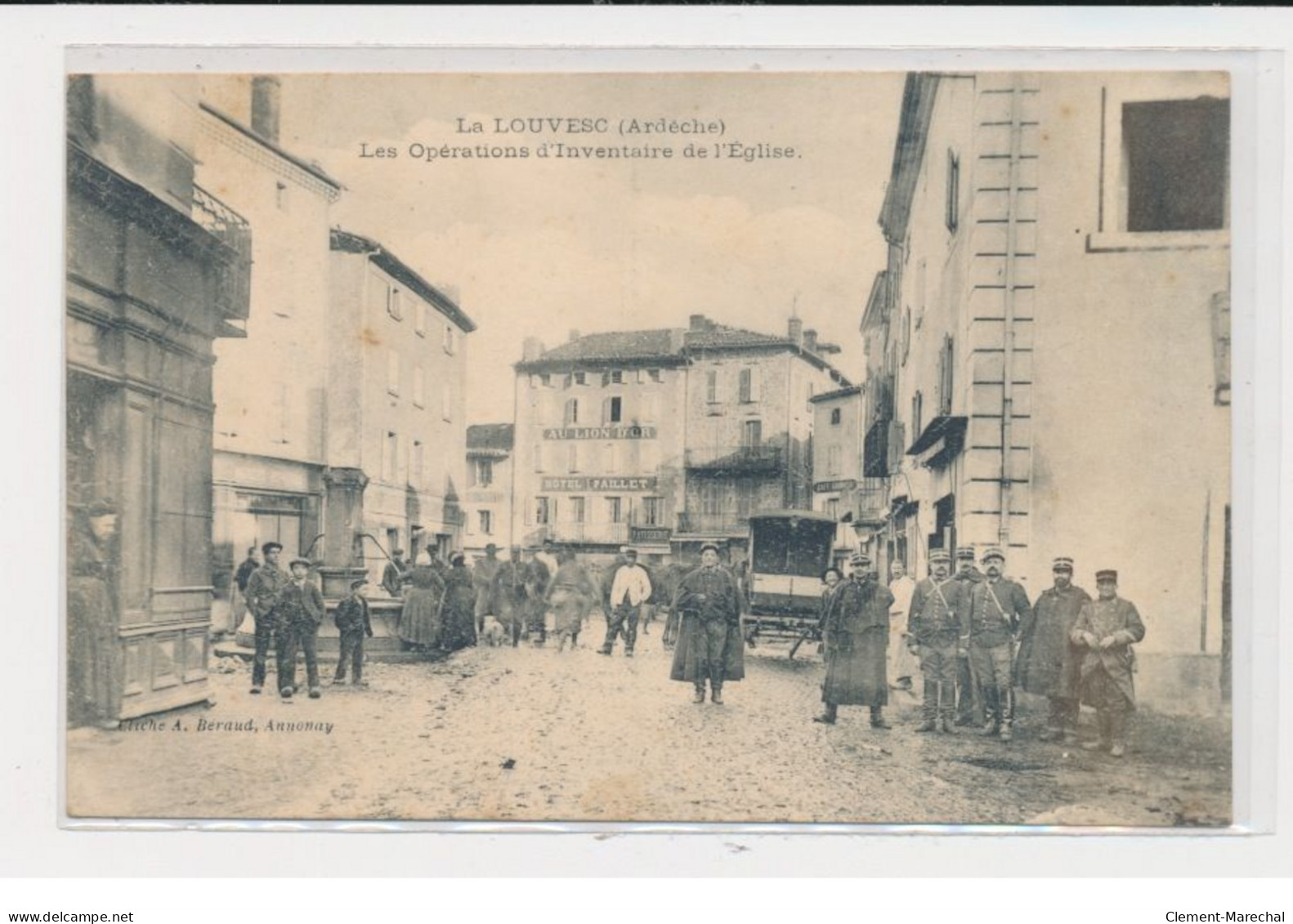 LA LOUVESC - Les Opérations D'inventaire De L'église - Très Bon état - La Louvesc