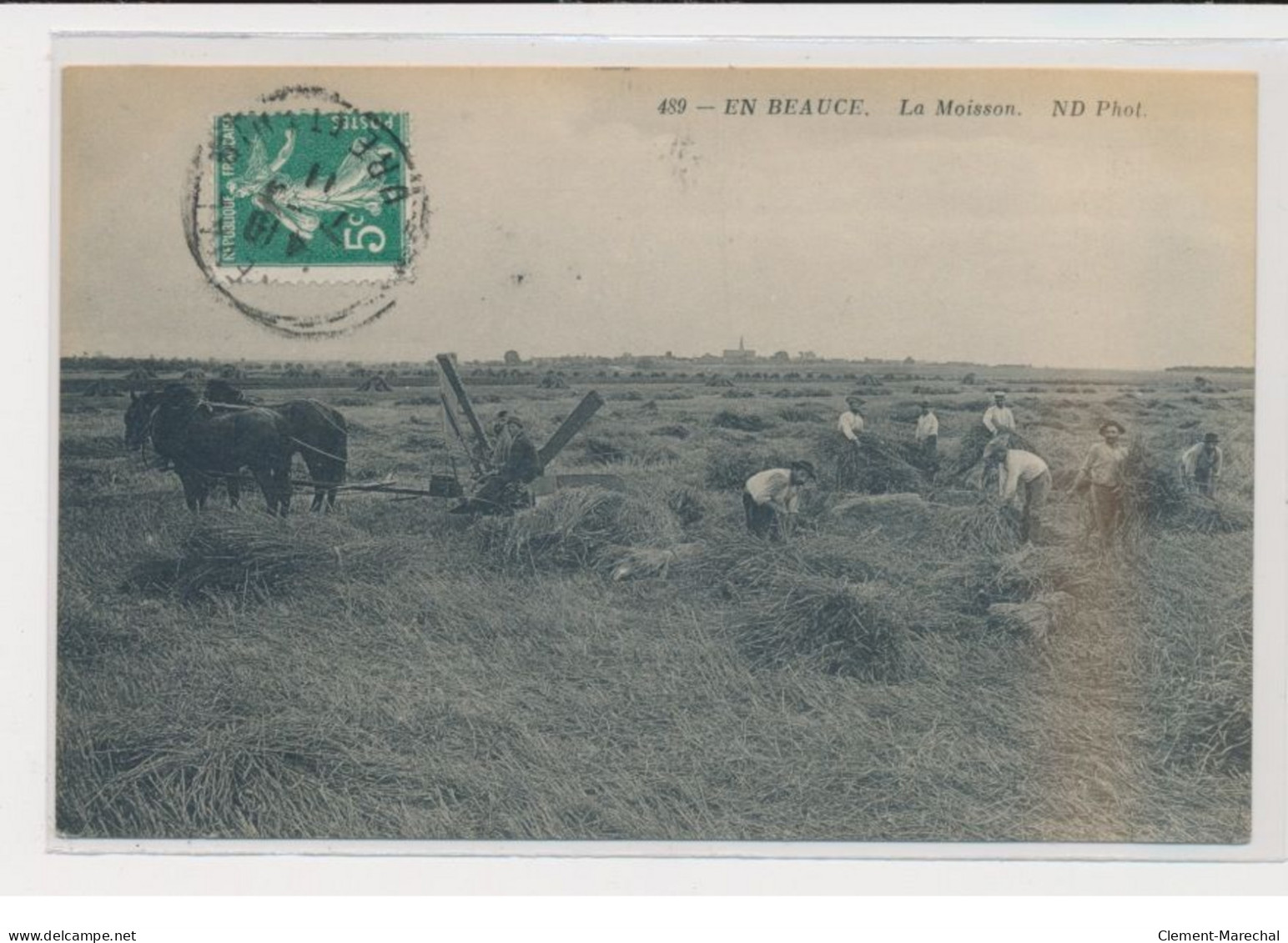 EN BEAUCE - La Moisson - Très Bon état - Sonstige & Ohne Zuordnung