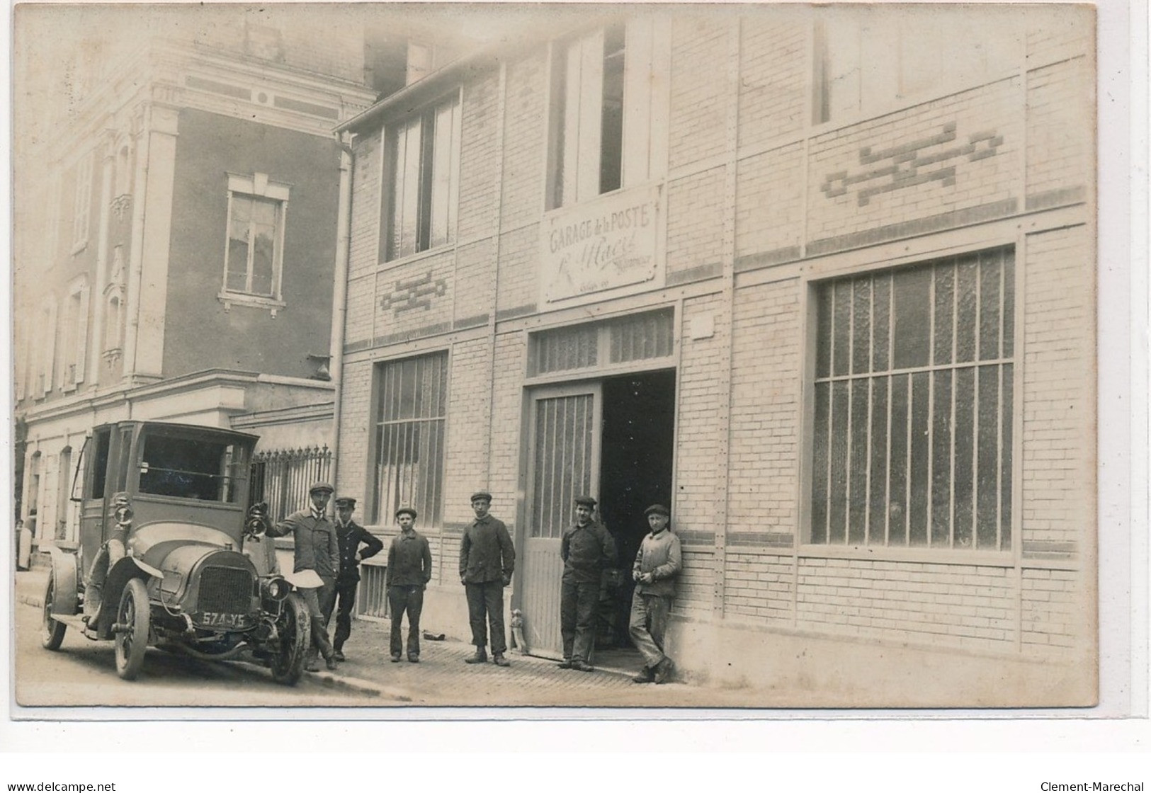 VIENNE : Carte Photo Du Garage De La Poste, Automobile, Maert (rue Victor Hugo) - Tres Bon Etat - Vienne