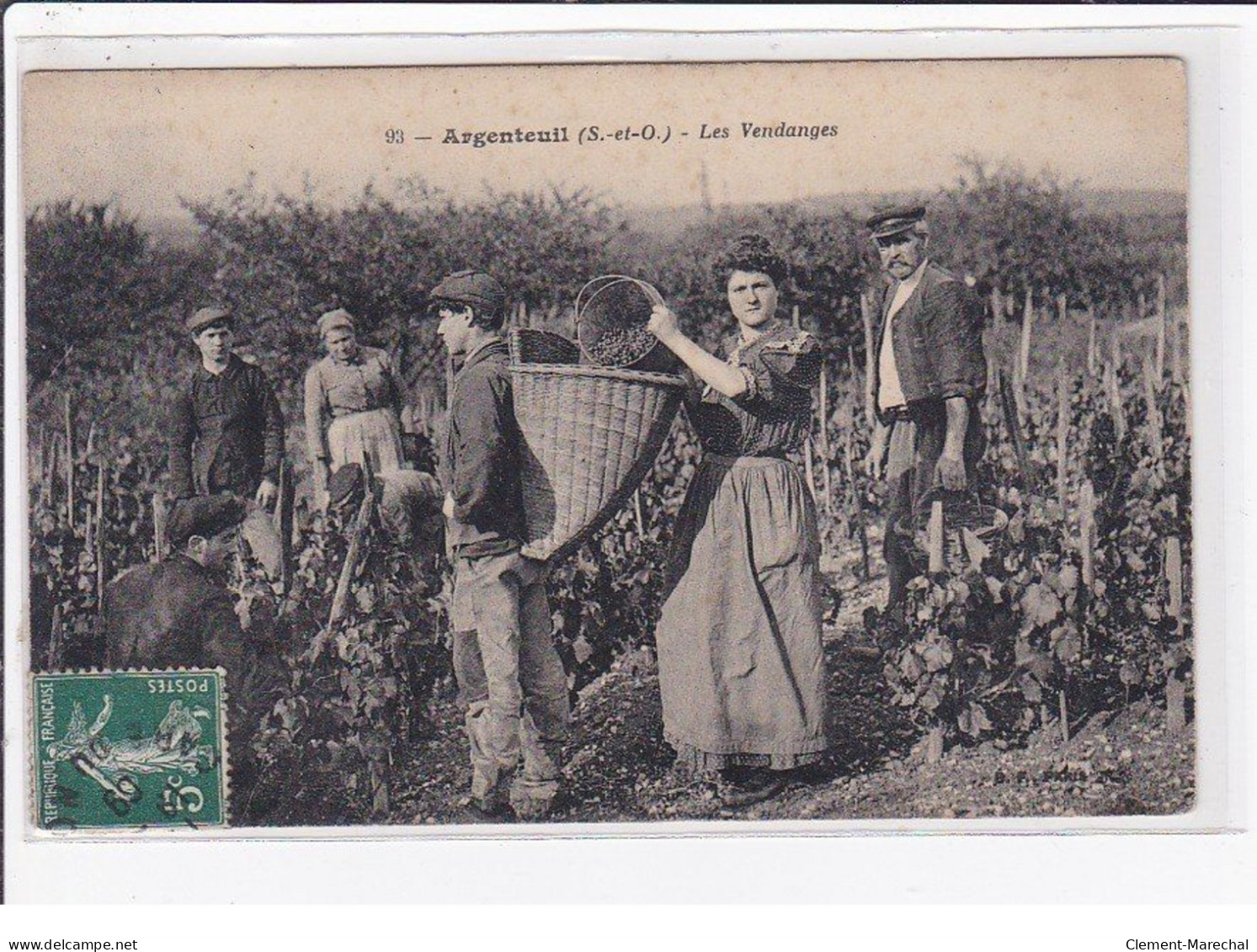 ARGENTEUIL : Les Vendanges - Très Bon état - Argenteuil