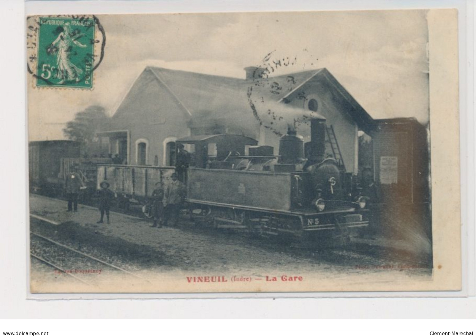 VINEUIL - La Gare - Très Bon état - Andere & Zonder Classificatie