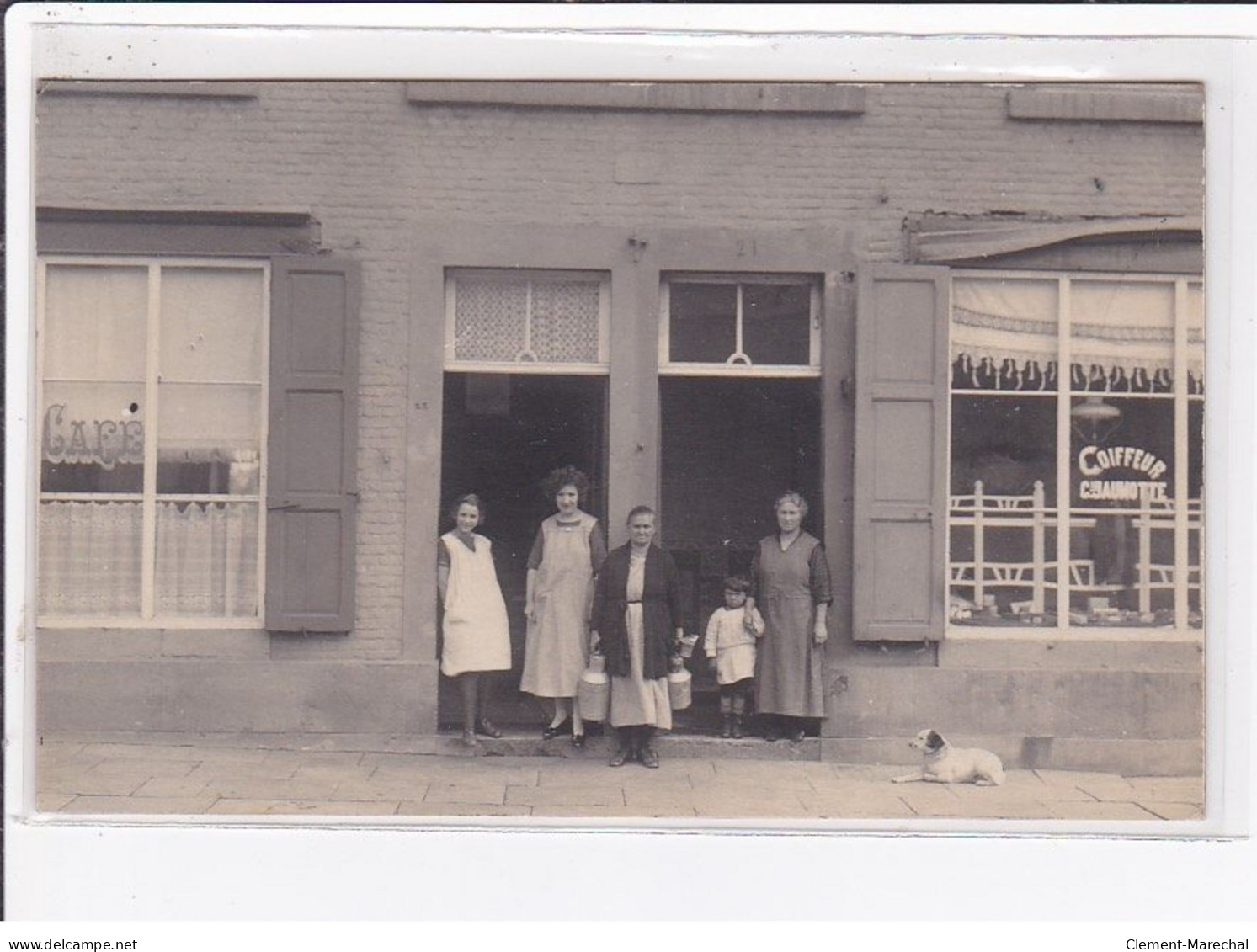 A LOCALISER : Carte Photo Du Salon De Coiffure Jaumotte (coiffeur) - Très Bon état - Photos