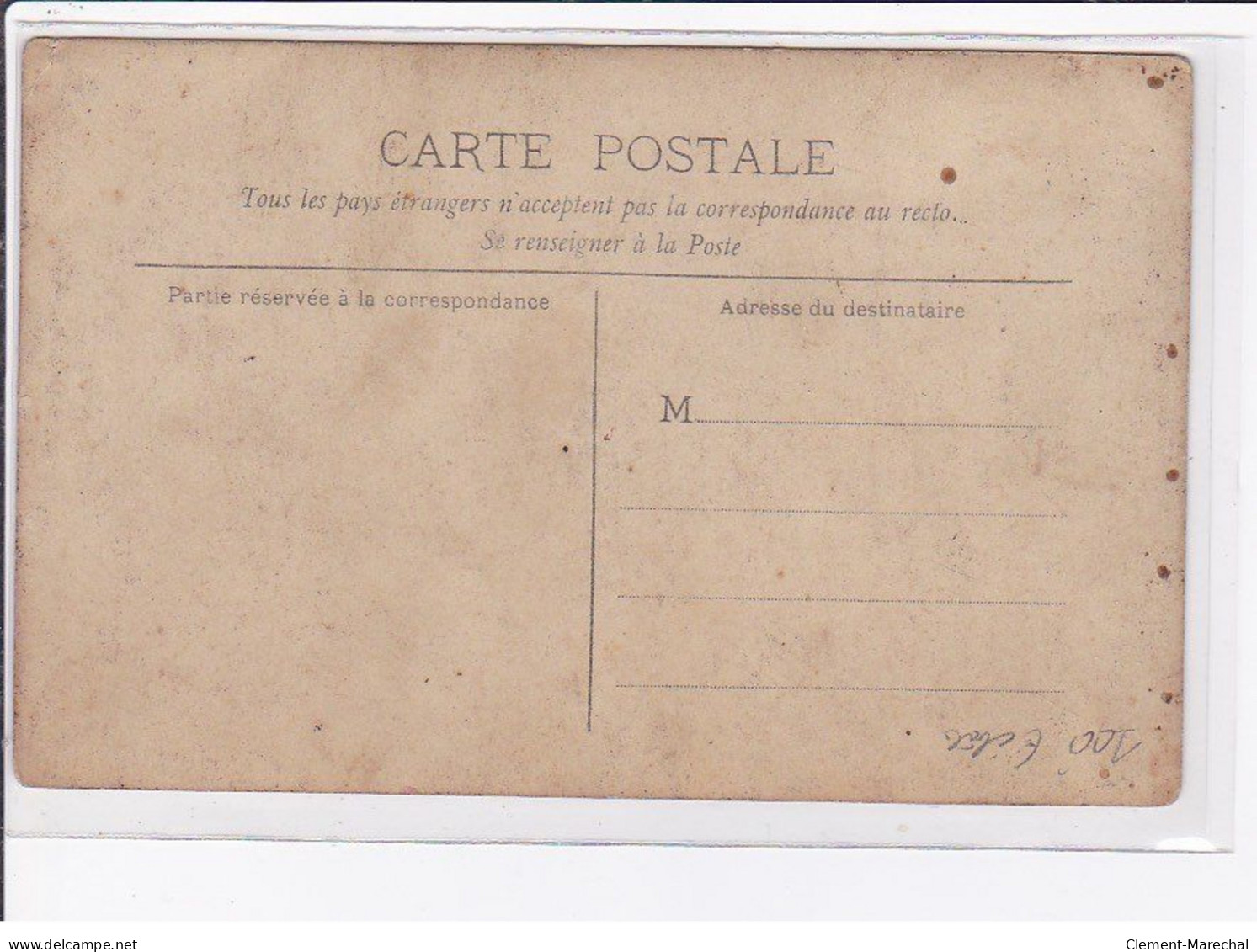 A LOCALISER : Carte Photo D'un Salon De Coiffure (coiffeur) - état - Photos