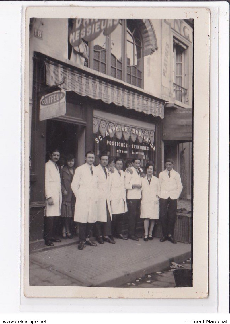 A LOCALISER : Carte Photo D'un Salon De Coiffure (coiffeur) - état - Photos