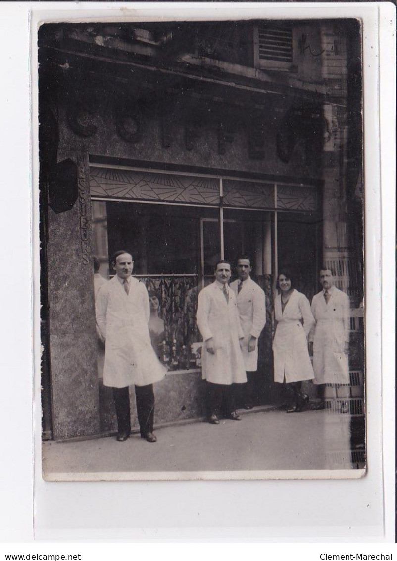 A LOCALISER : Carte Photo D'un Salon De Coiffure (coiffeur)- état - Photos