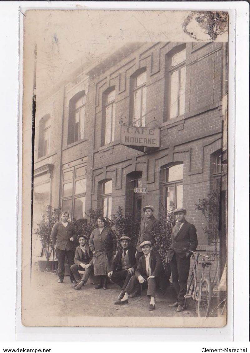 A LOCALISER : Carte Photo D'un Salon De Coiffure (coiffeur - Café Moderne) - état - Photos