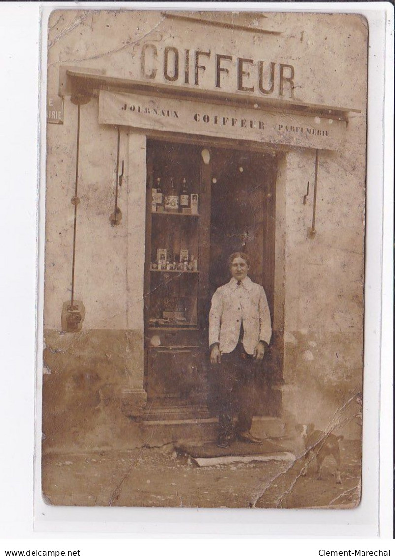 A LOCALISER : Carte Photo D'un Salon De Coiffure (coiffeur) - état - Photos