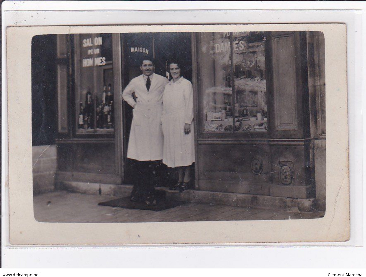 A LOCALISER : Carte Photo D'un Salon De Coiffure (coiffeur) - état - Photos