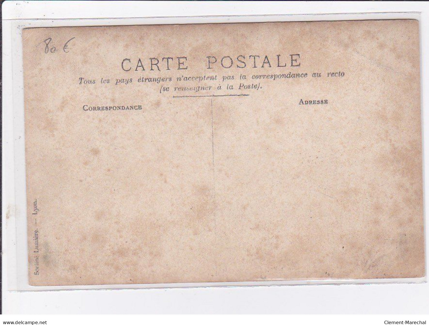 A LOCALISER : Carte Photo D'un Salon De Coiffure (coiffeur) -  Bon état (traces Au Dos) - Foto's