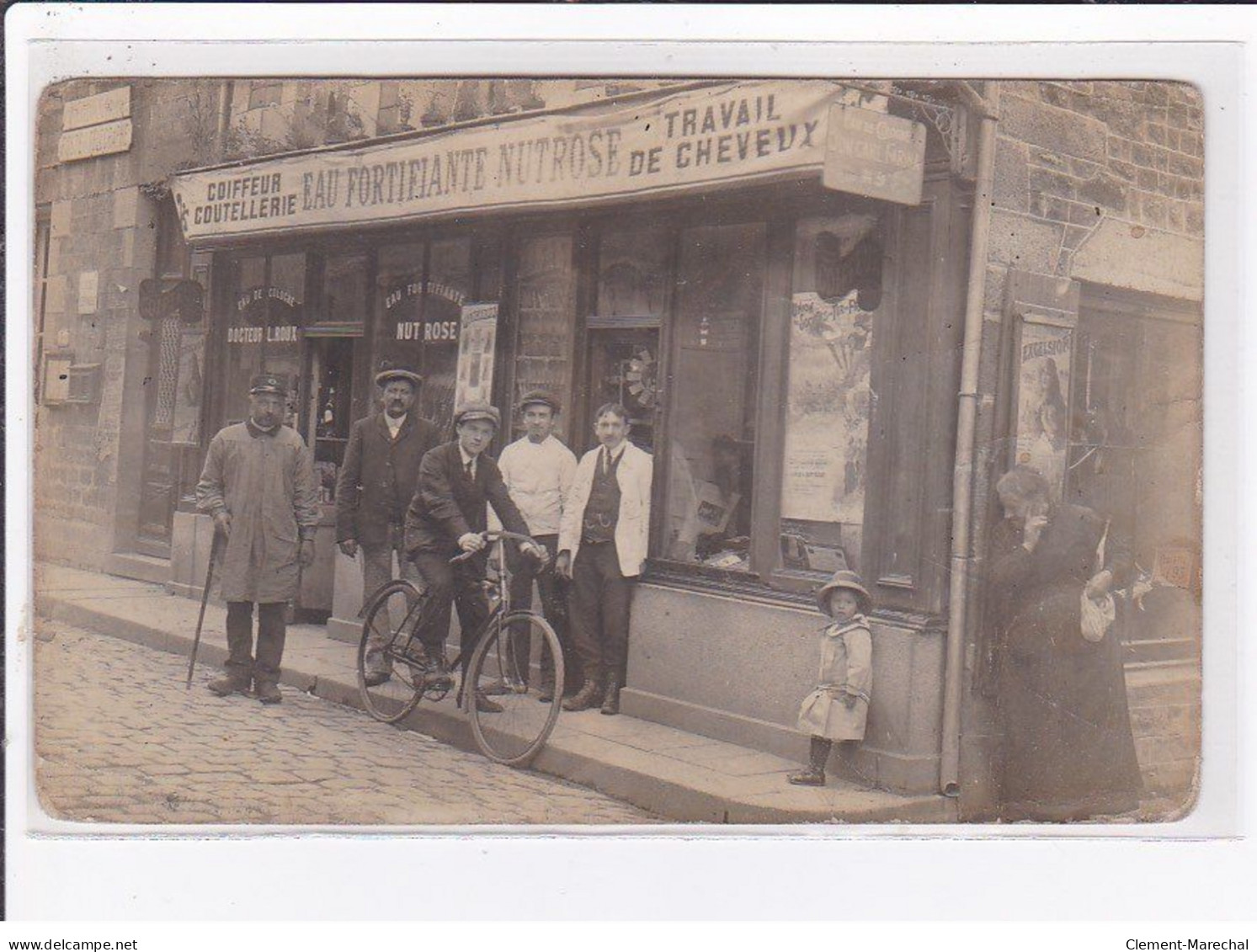 A LOCALISER : Carte Photo D'un Salon De Coiffure (coiffeur) - état - Foto's