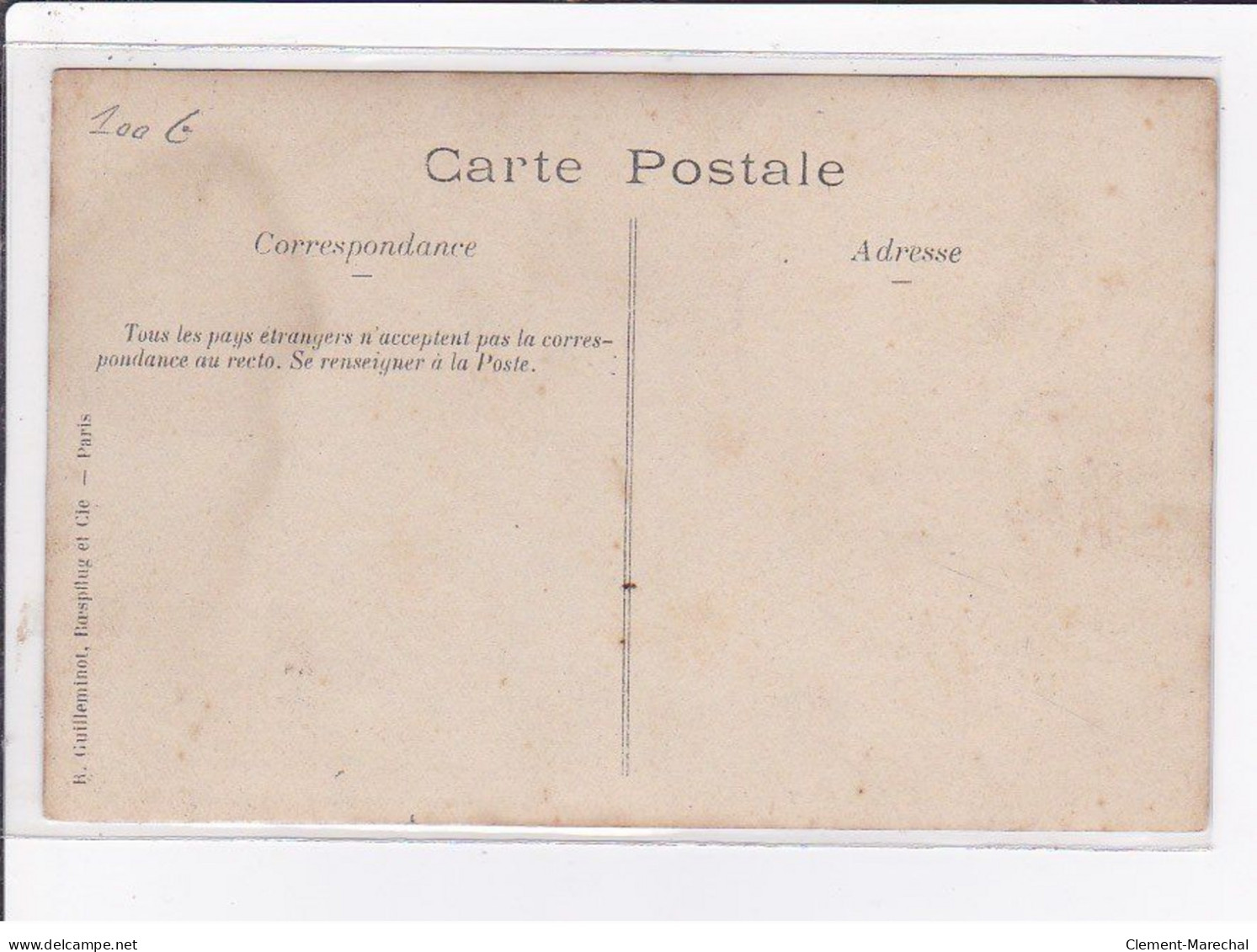 A LOCALISER : Carte Photo D'un Salon De Coiffure (coiffeur) -  Très Bon état - Foto