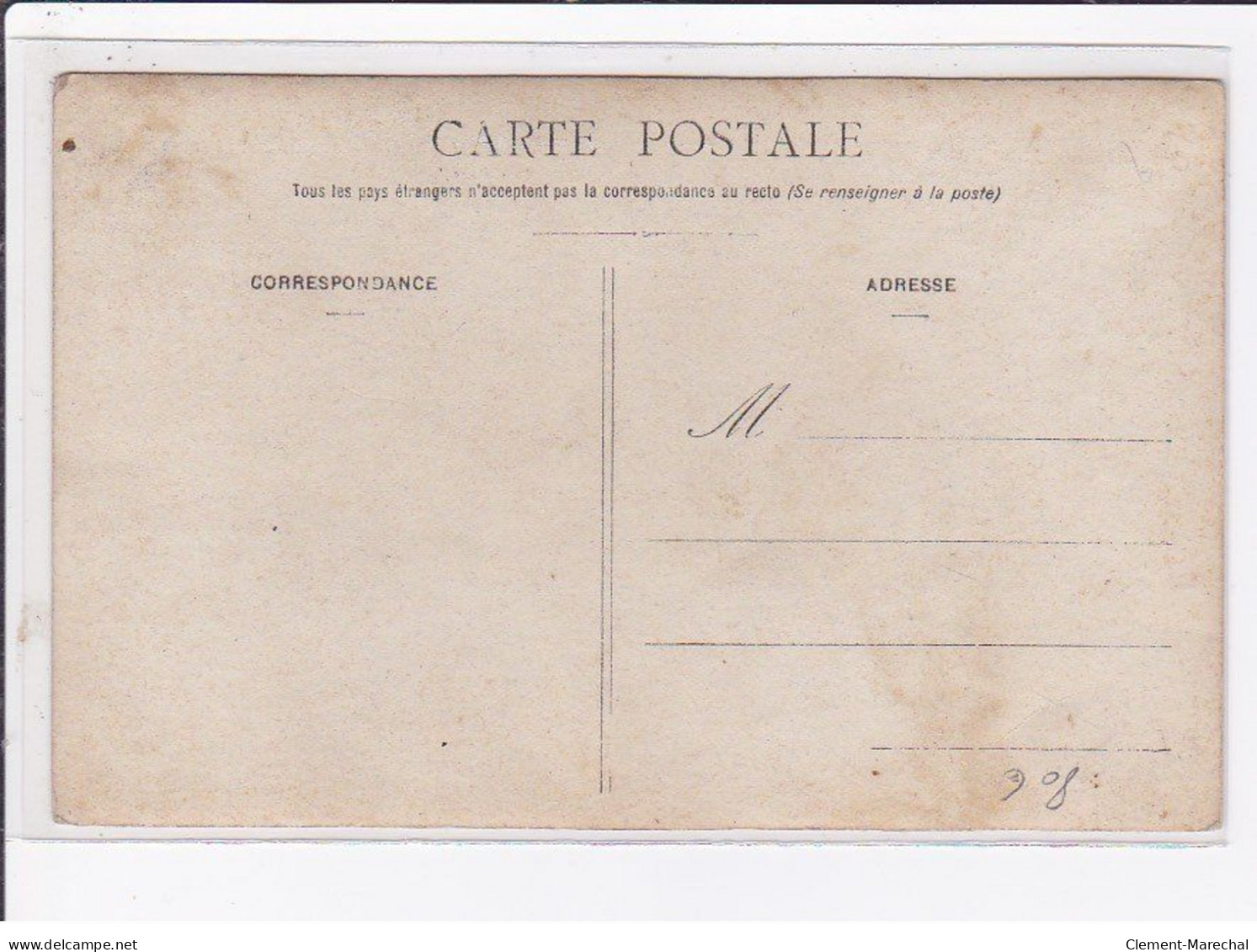 A LOCALISER : Carte Photo D'un Salon De Coiffure (coiffeur) -  Très Bon état - Foto's