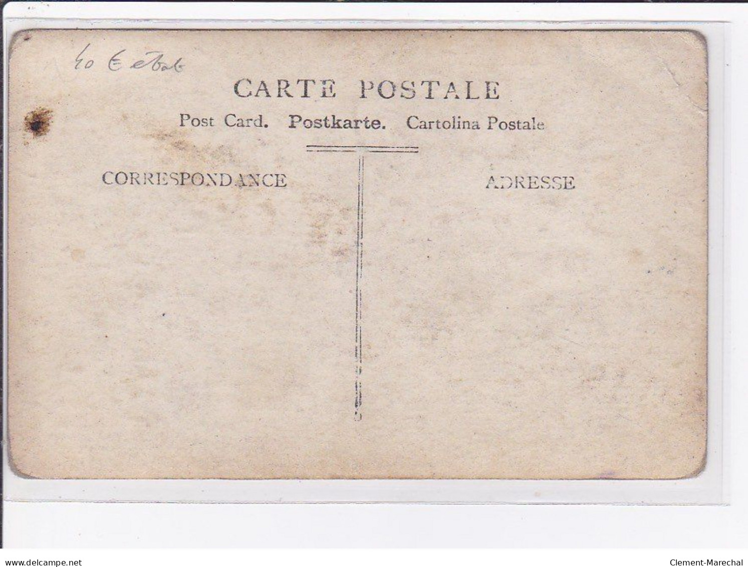 A LOCALISER : Carte Photo D'un Salon De Coiffure (coiffeur) - état - Foto