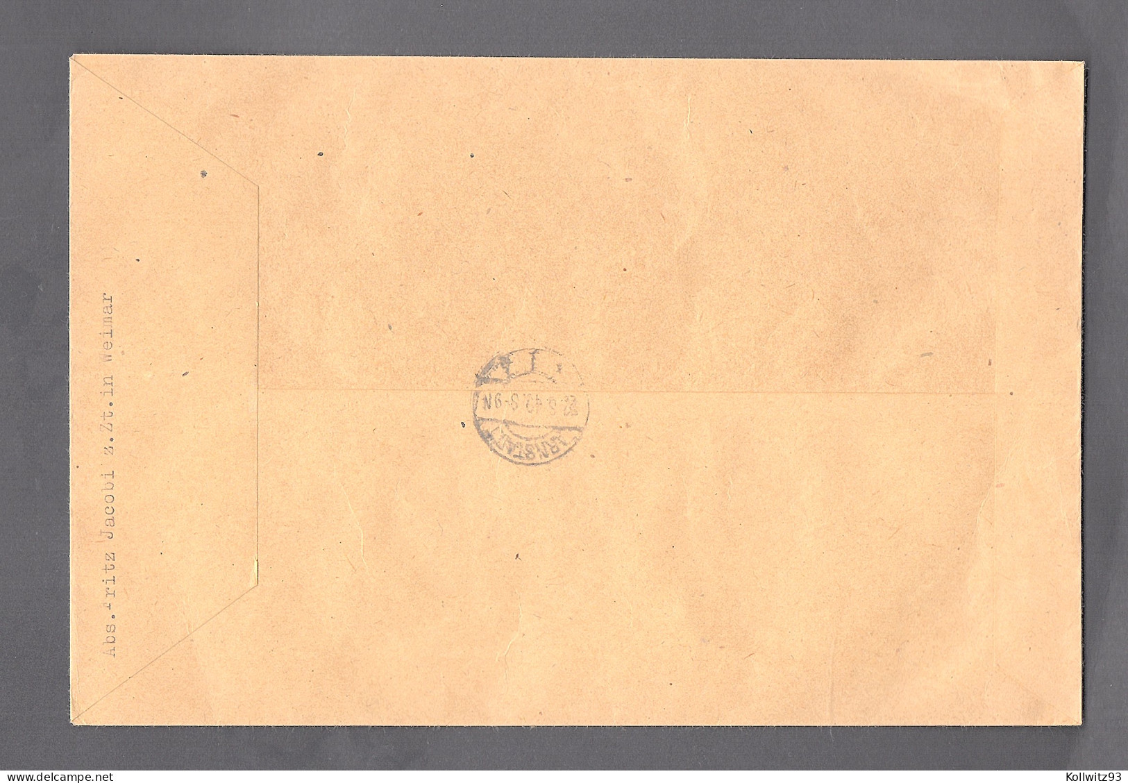 SBZ., Mi.-Nr. Block 6 U.a. Auf  Portorichtige FDC , FA. Mayer. - Other & Unclassified