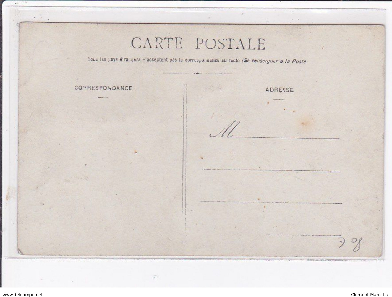 A LOCALISER : Carte Photo D'un Salon De Coiffure (coiffeur) -  Très Bon état - Foto's