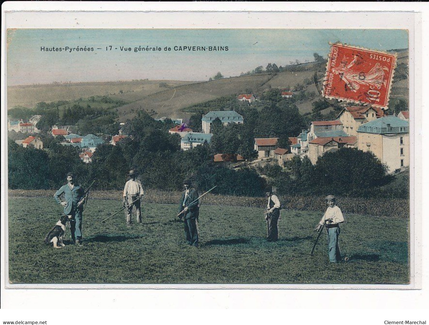 Vue Générale De CAPVERN-BAINS, Rare En Couleur - Très Bon état - Other & Unclassified