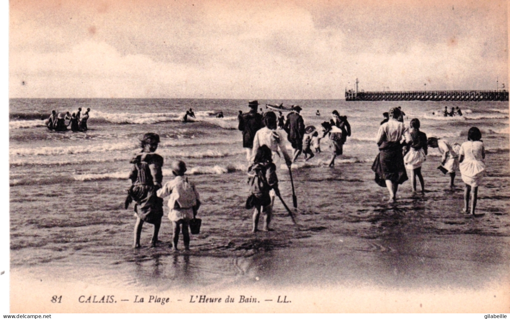 62 - Pas De Calais - CALAIS - La Plage - L'heure Du Bain - Calais