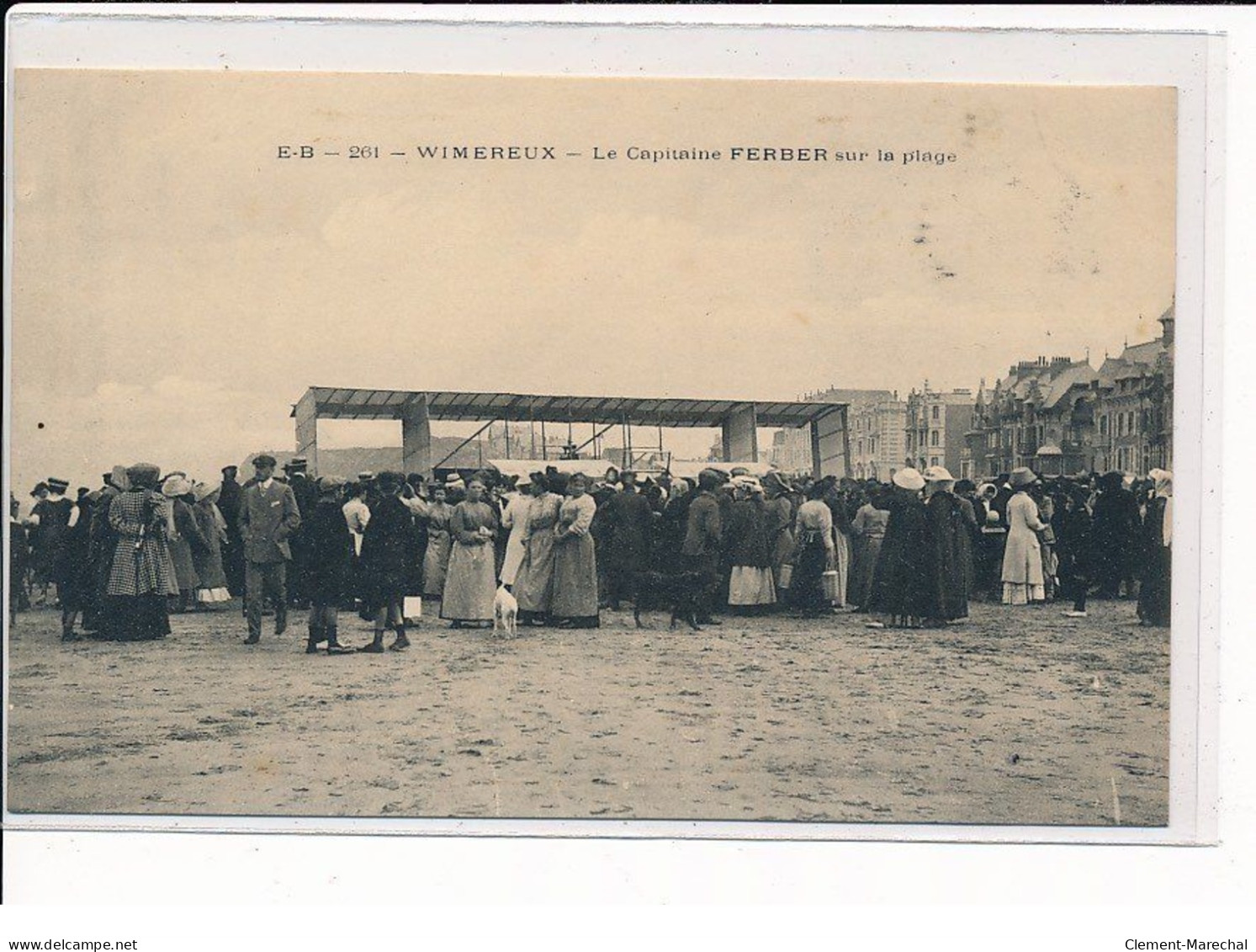 WIMEREUX : Le Capitaine FERBER Sur La Plage - Très Bon état - Altri & Non Classificati