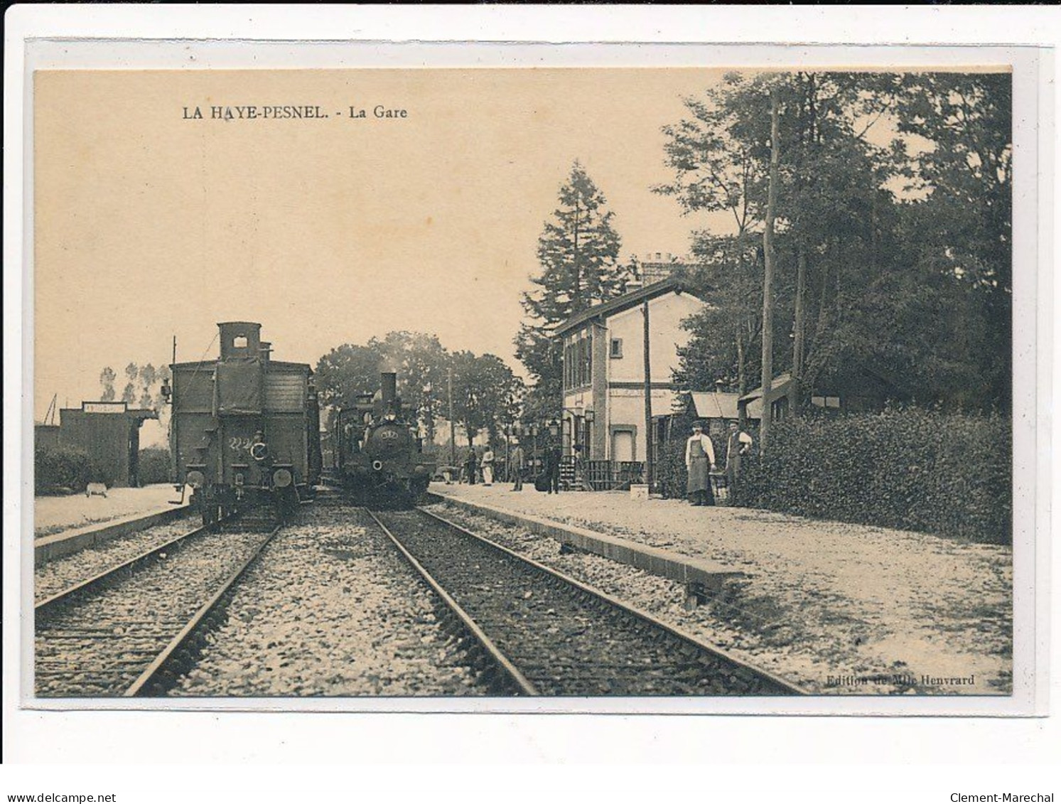 LA HAYE_PESNEL : La Gare - Très Bon état - Andere & Zonder Classificatie