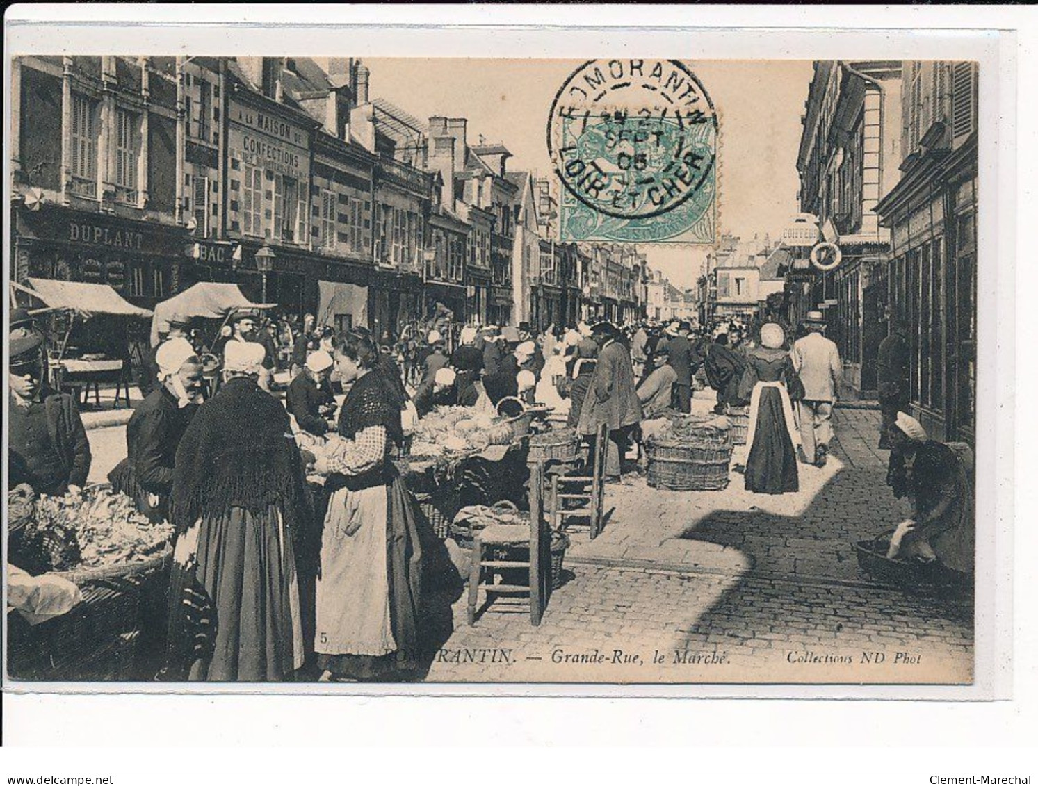 ROMORANTIN : Grande Rue, Le Marché - Très Bon état - Romorantin