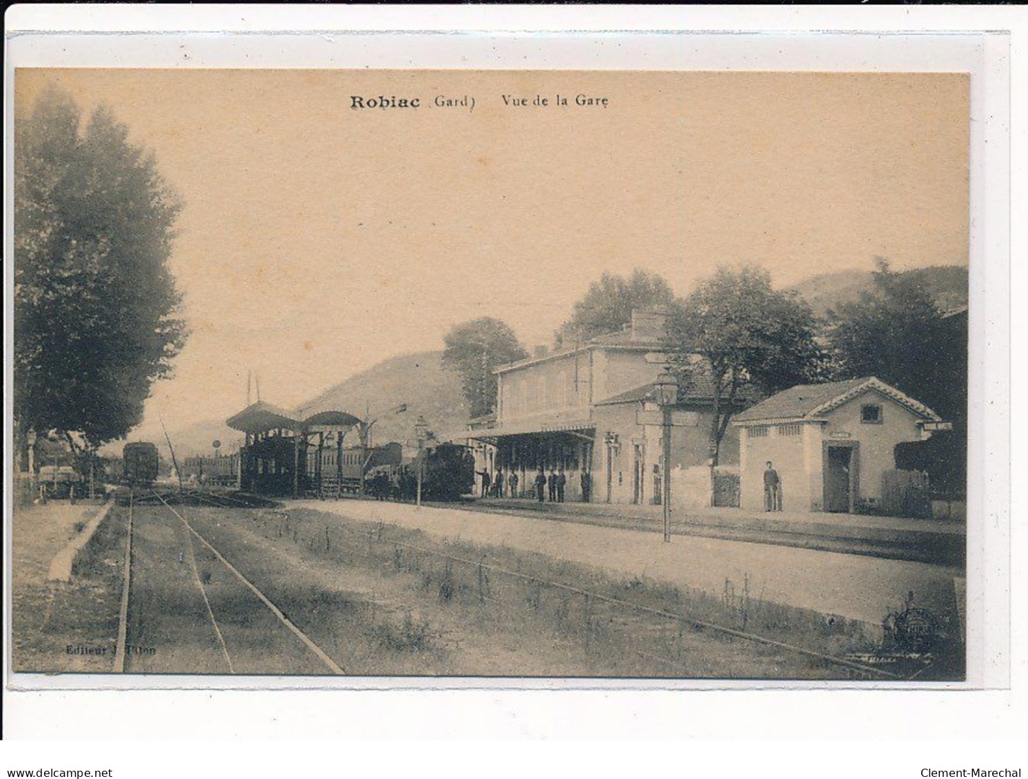 ROBIAC : Vue De La Gare - Très Bon état - Sonstige & Ohne Zuordnung