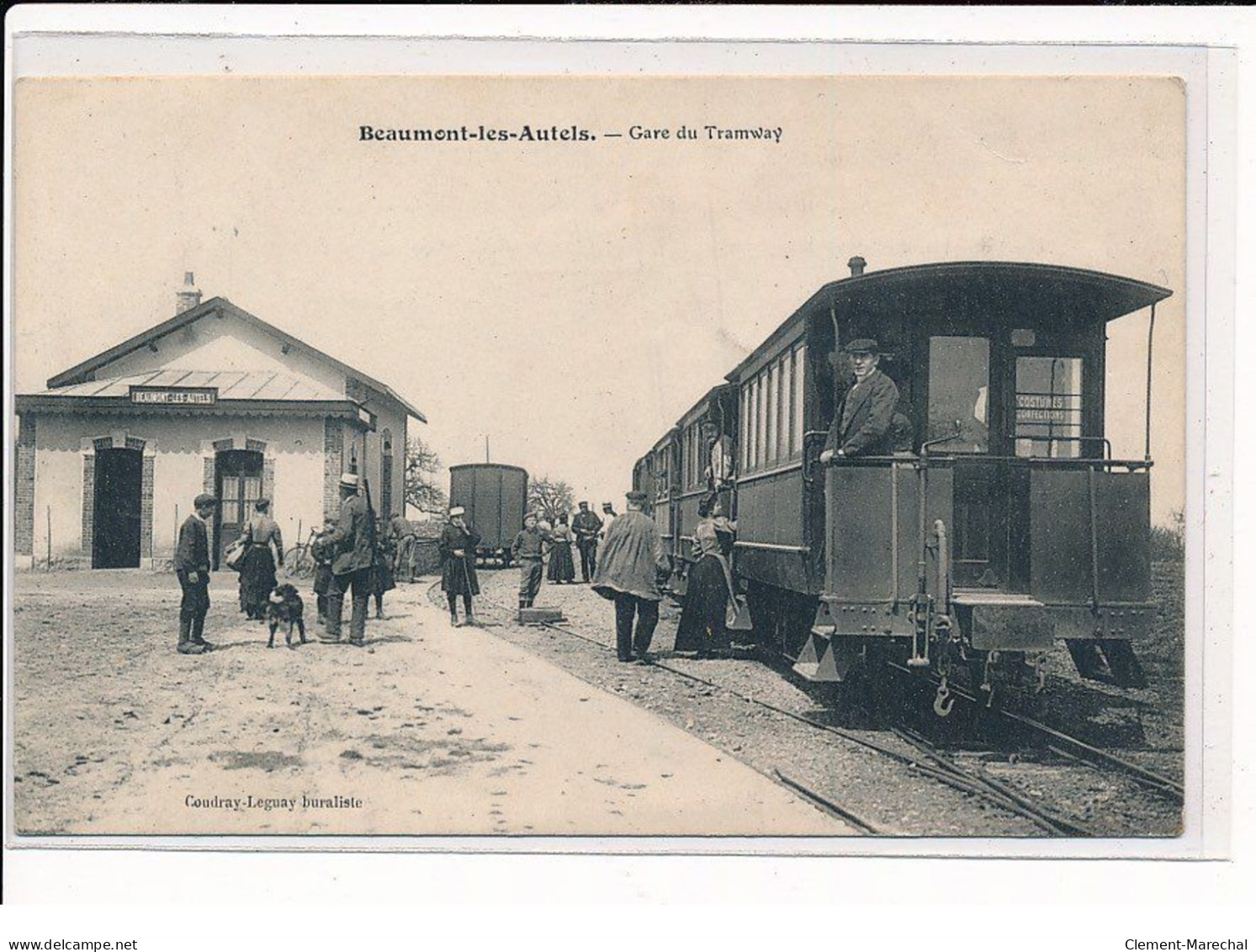 BEAUMONT-les-AUTELS : Gare Du Tramway - état - Sonstige & Ohne Zuordnung