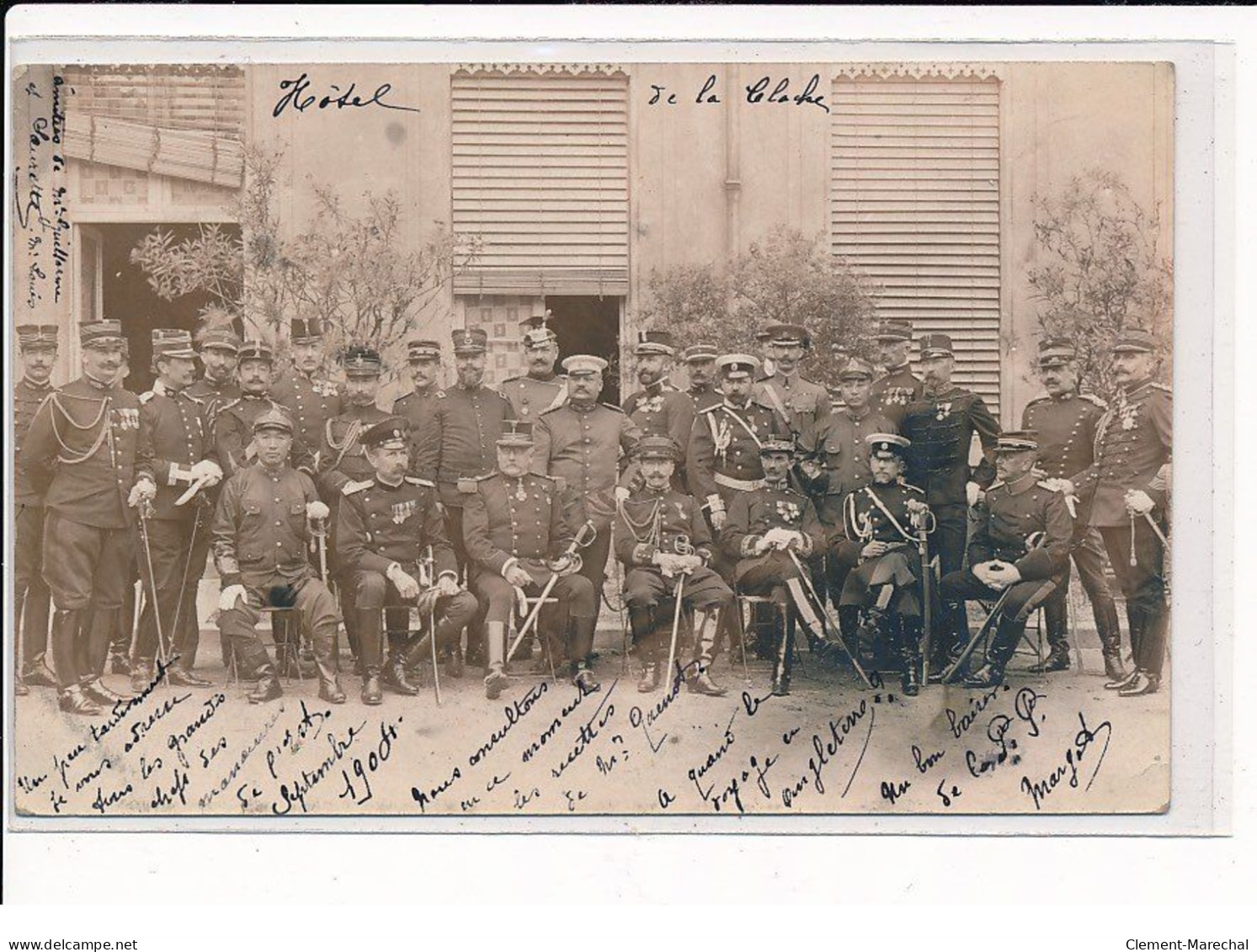 DIJON : Hotel De La Cloche, Militaires, Manoeuvres 1904 - Très Bon état - Dijon