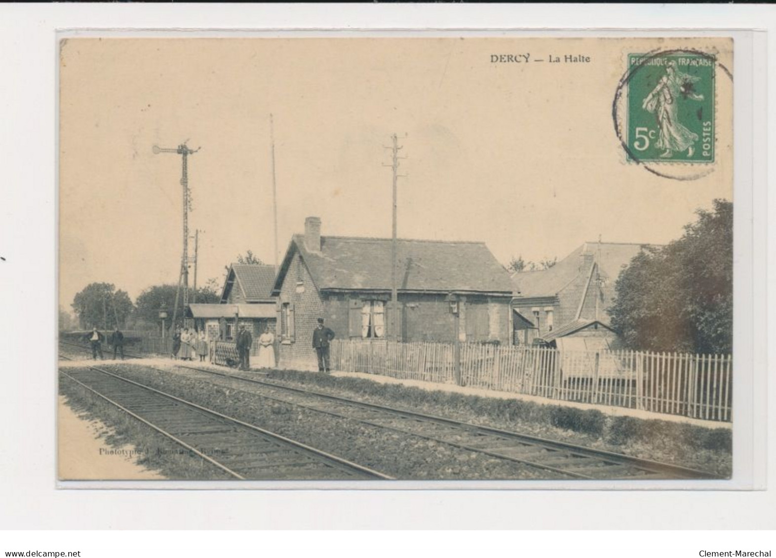 DERCY - La Halte - Gare - Très Bon état - Andere & Zonder Classificatie