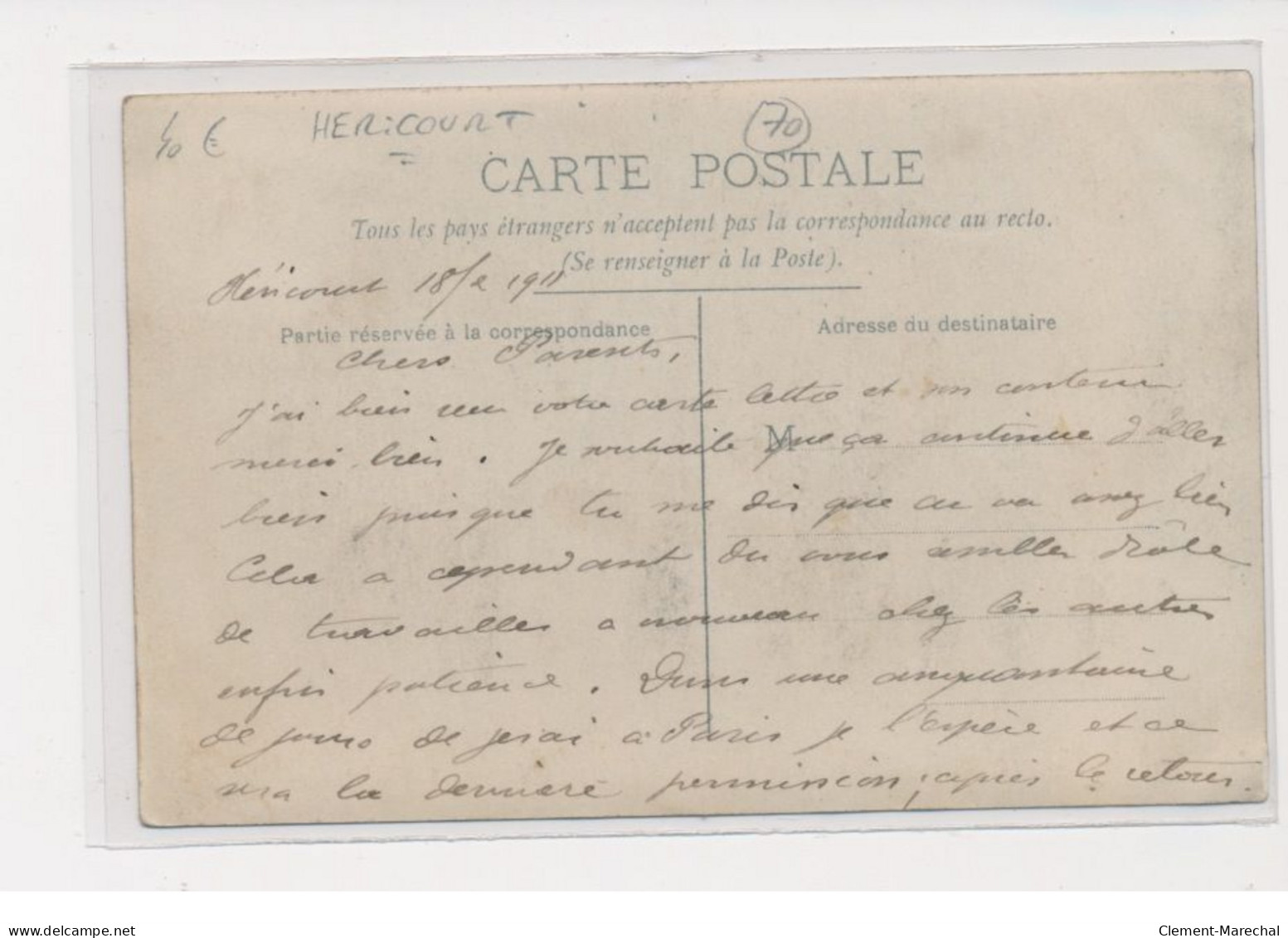 HERICOURT - Carte Photo - Hommes En Uniformes (militaire) - Très Bon état - Other & Unclassified