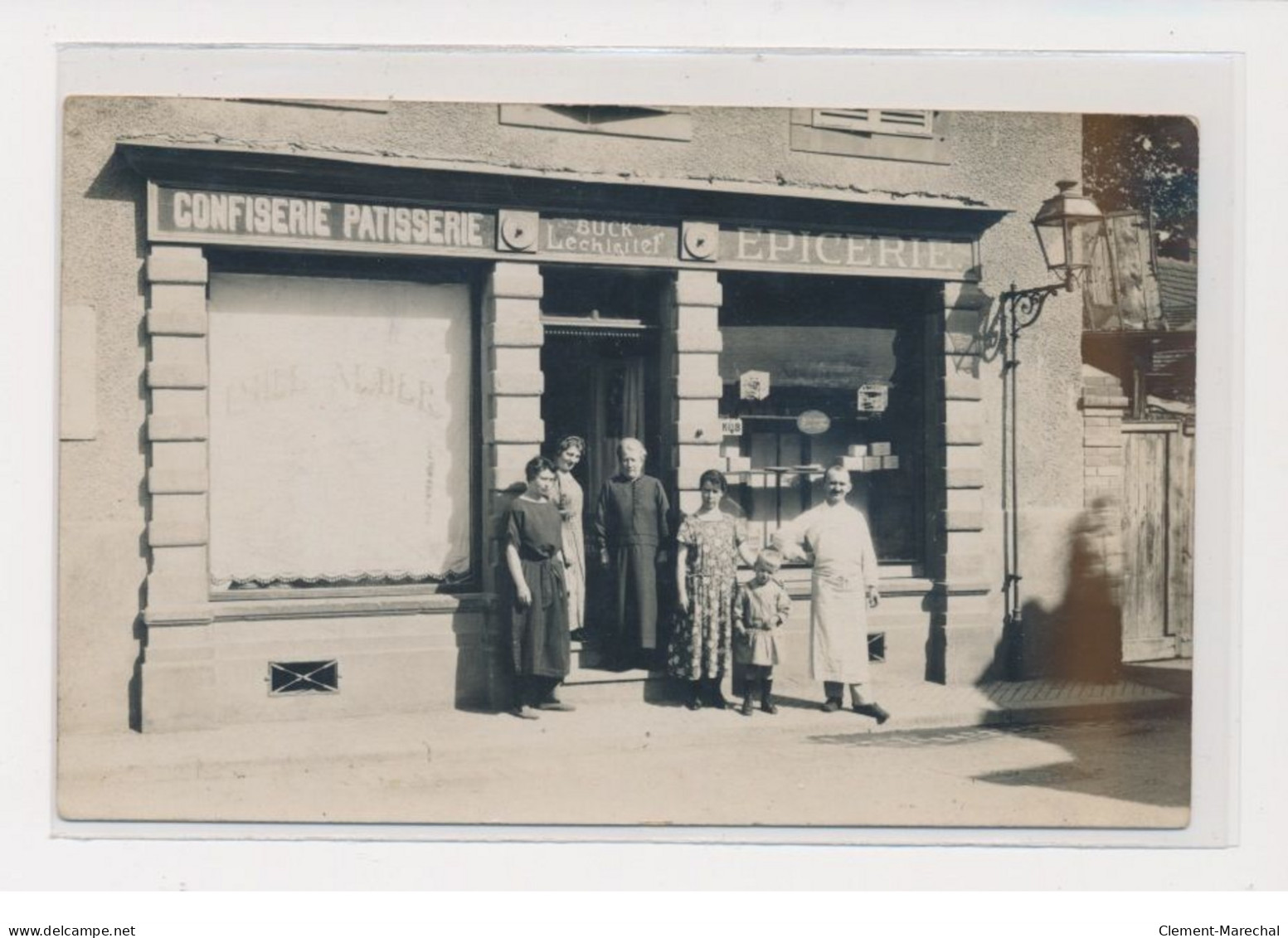 A LOCALISER : Carte Photo - Confiserie Patisserie - Buck Lechleiter - épicerie - Très Bon état - Other & Unclassified