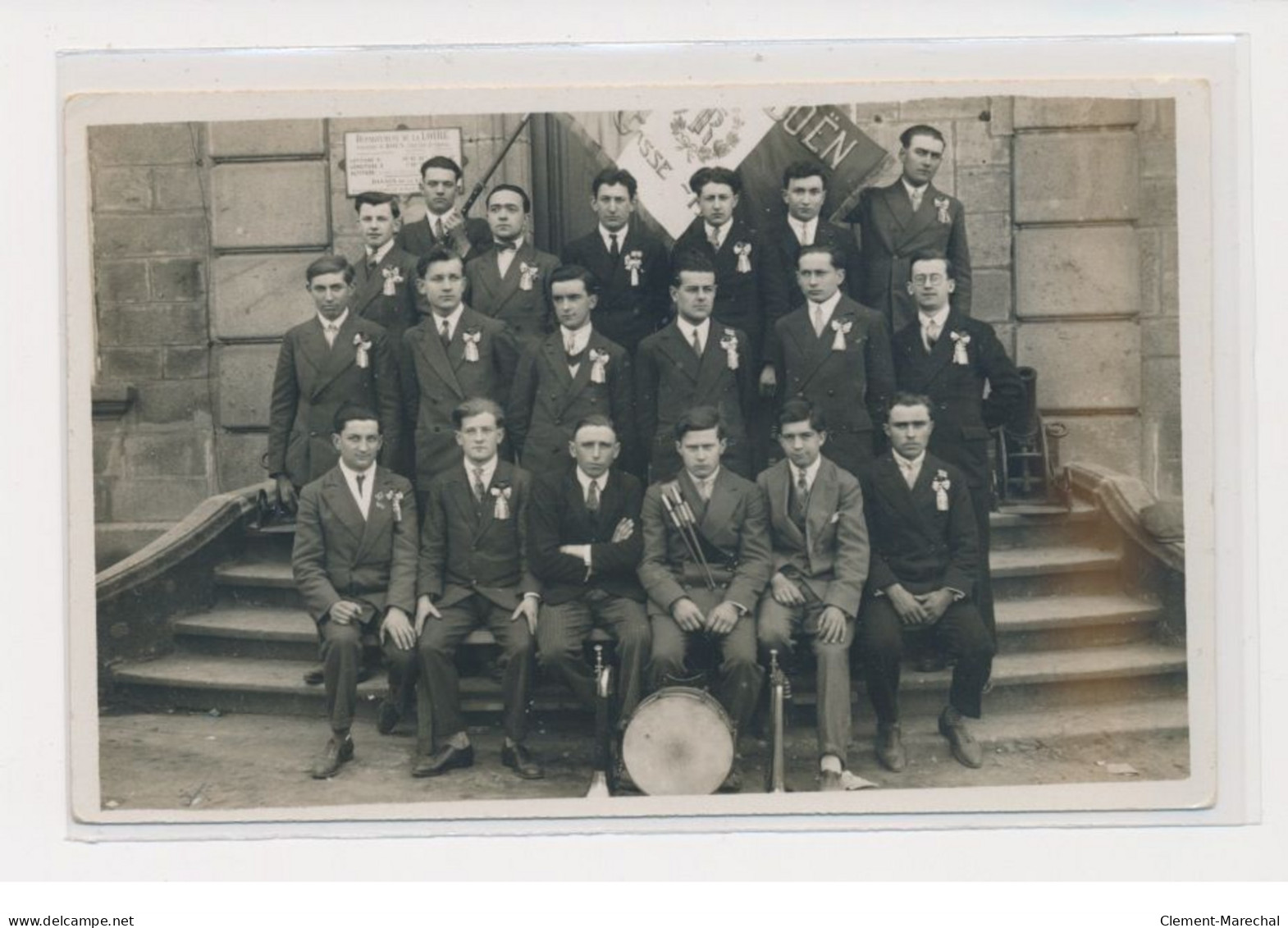 BOEN - Carte Photo - Hommes Décorés - Très Bon état - Autres & Non Classés