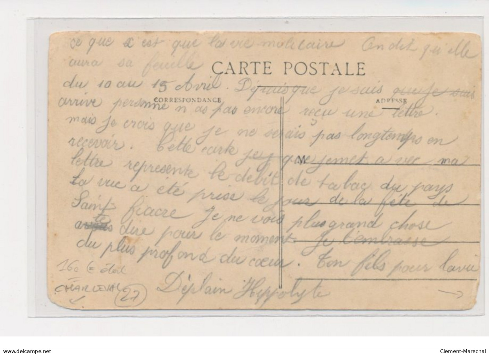 CHARLEVAL - Groupe Devant Un Magasin De Cartes Postales - Programme De La Fête - état - Autres & Non Classés