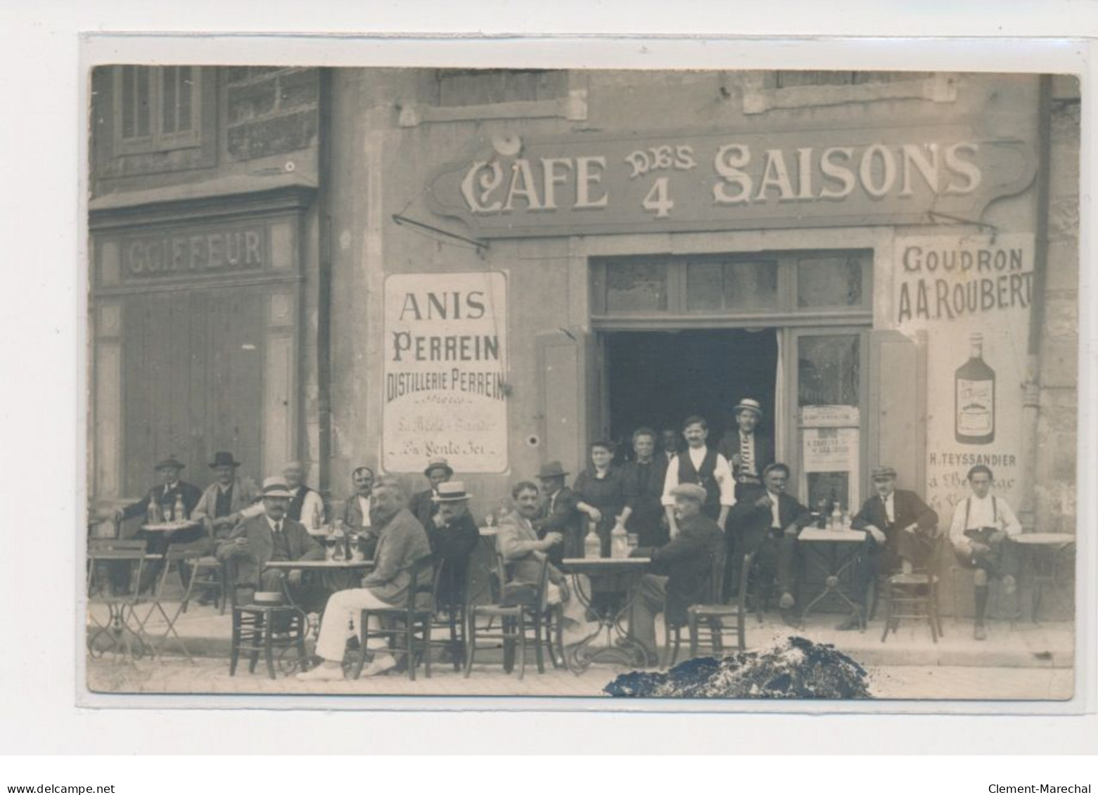 Carte Photo -  Café Des Quatre Saisons - Très Bon état - Sonstige & Ohne Zuordnung