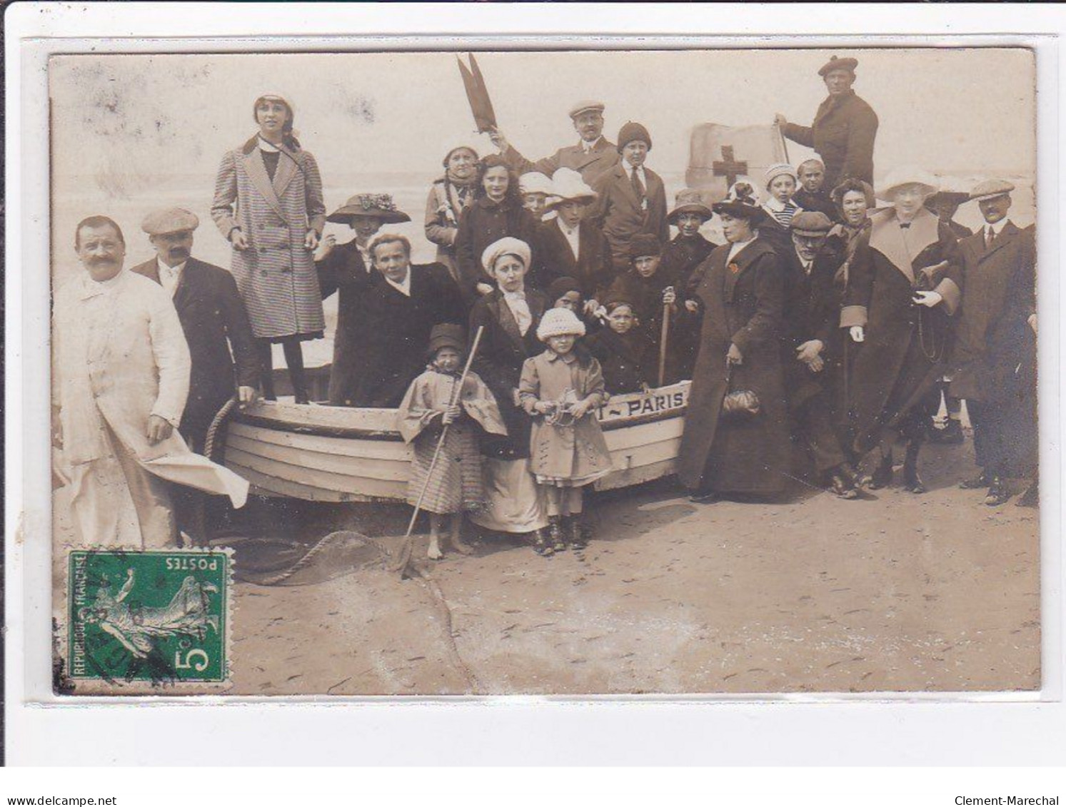 LE TOUQUET PARIS PLAGE : Carte Photo Du Bateau De Sauvetage (cerf Volant) - Très Bon état - Le Touquet