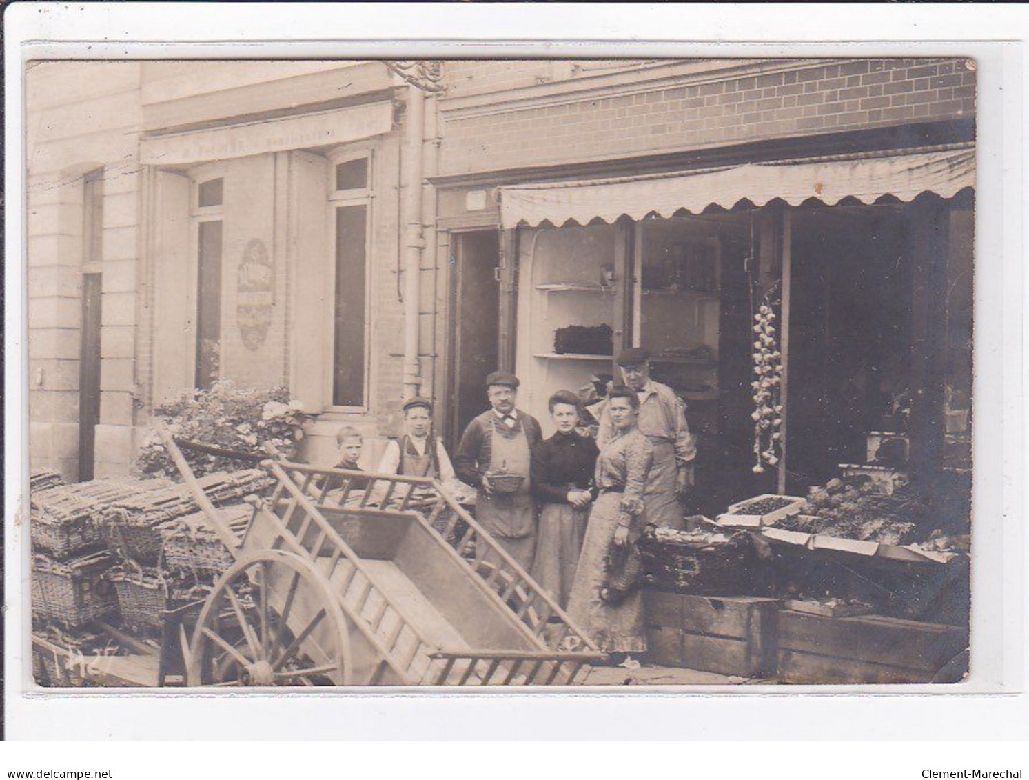 CAUDEBEC LES ELBEUF : Carte Photo Du Magasin (FOUQUER HORTICULTEUR) - Bon état - Caudebec-lès-Elbeuf