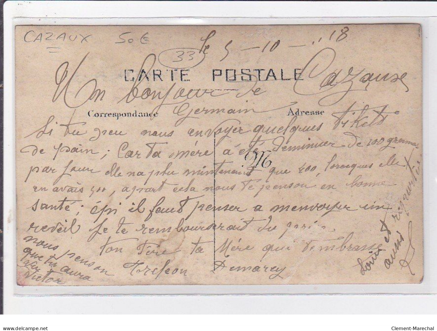 CAZAUX : Carte Photo De Militaires - Très Bon état - Autres & Non Classés