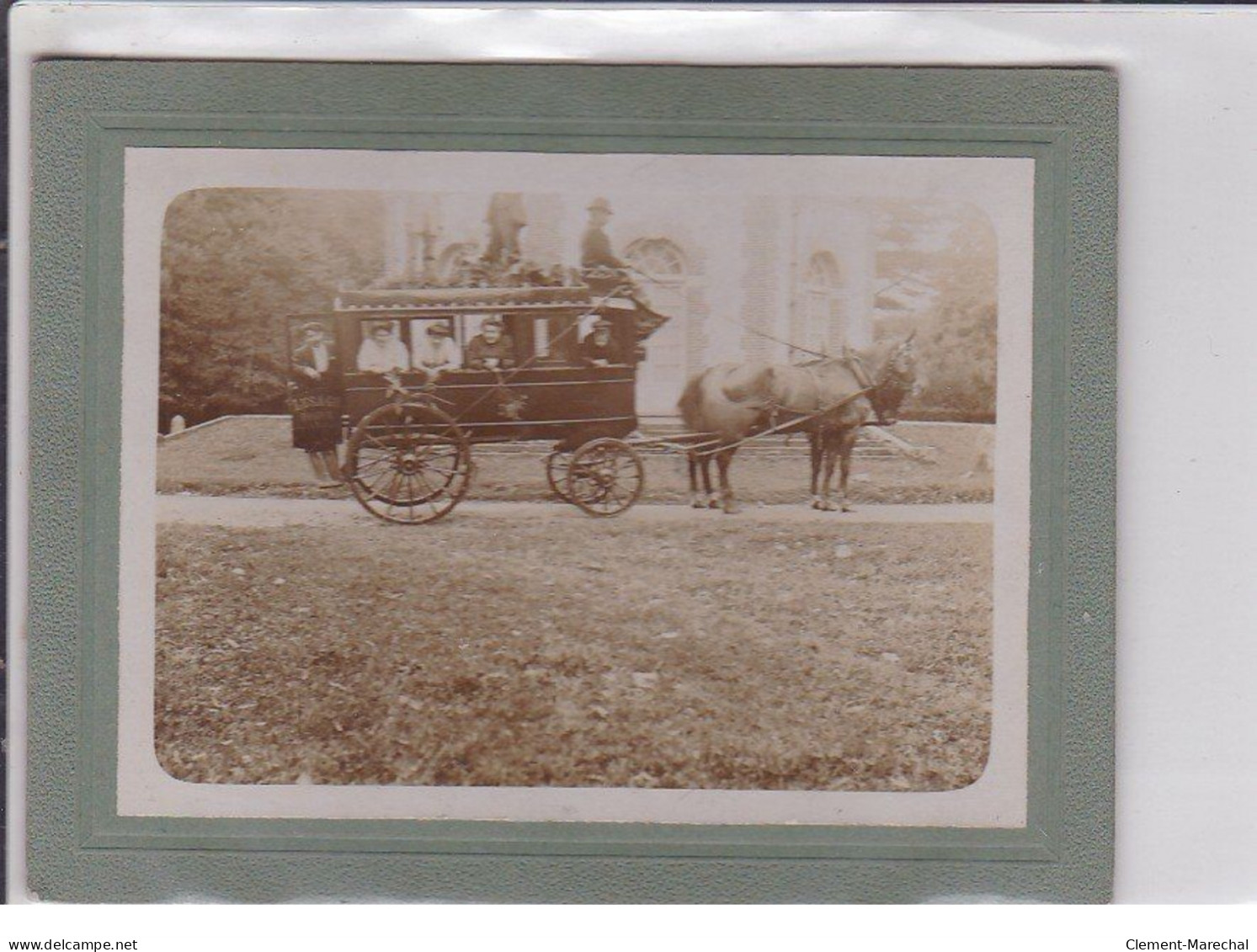 DREUX : Photo Format 10x13 Cm D'un Attelage De La Maison LESAGE (omnibus) Vers 1900 - Très Bon état - Dreux