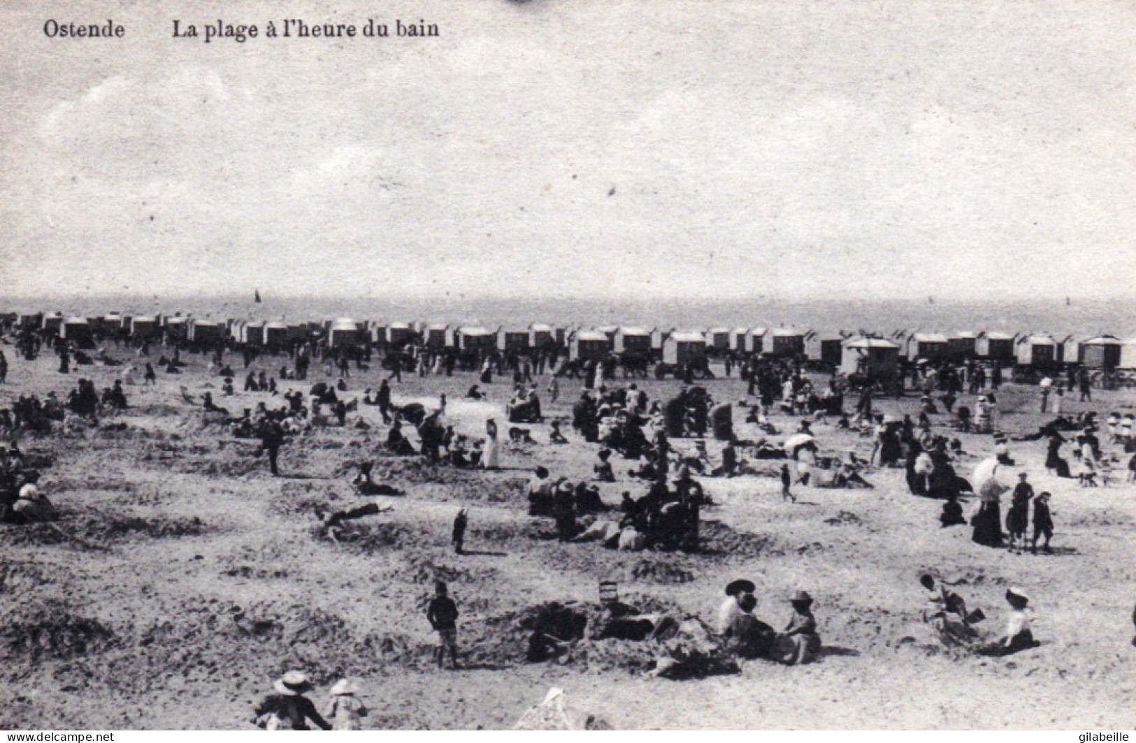 OOSTENDE - OSTENDE - La Plage A L'heure Du Bain - Oostende