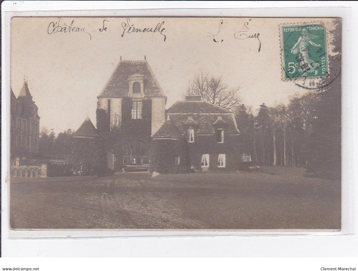 VERNEUIL SUR AVRE : Carte Photo Du Chateau - Très Bon état - Verneuil-sur-Avre