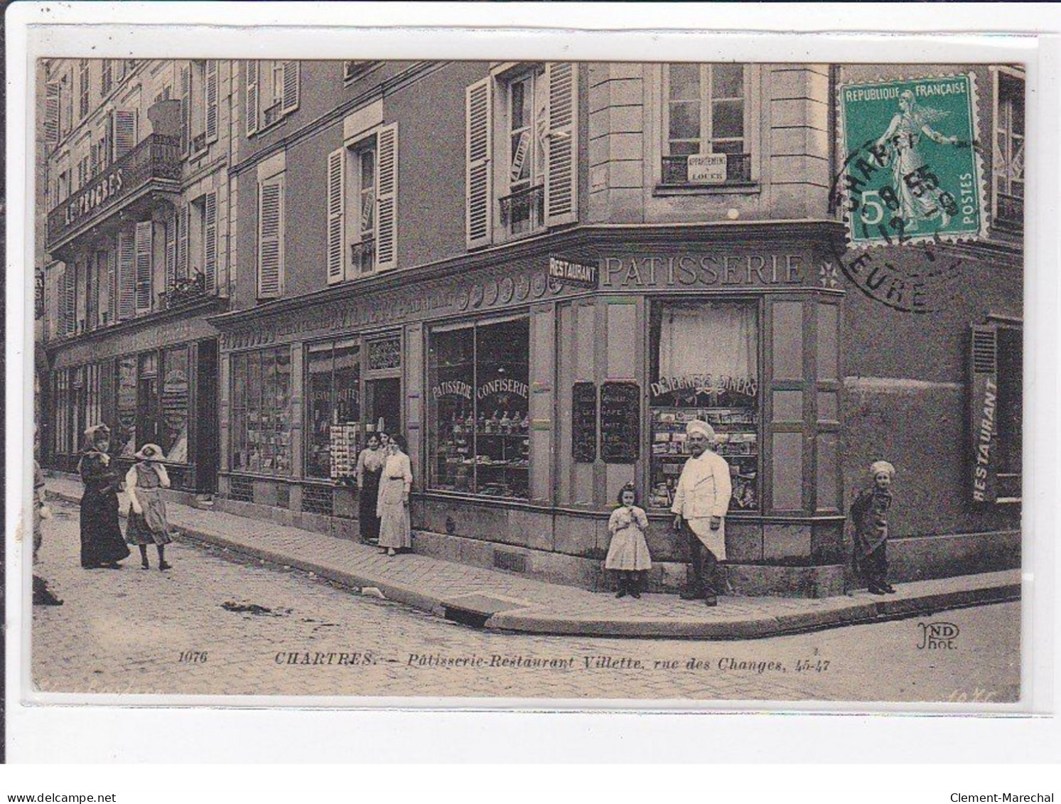 CHARTRES : Patisserie Restaurant Villette - Très Bon état - Chartres