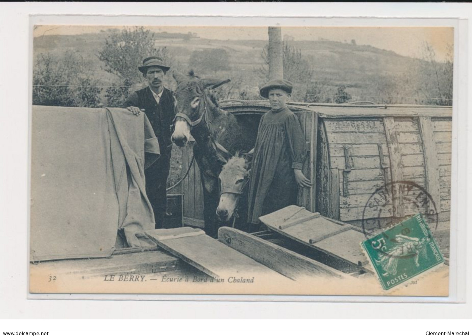 Le Berry - Ecurie à Bord D'un Chaland - Très Bon état - Sonstige & Ohne Zuordnung