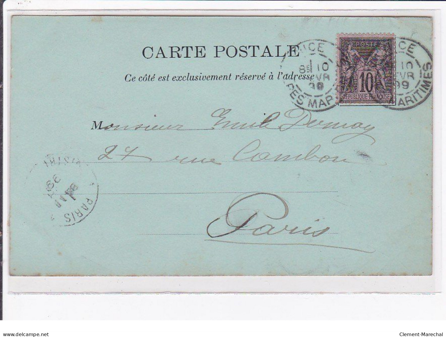 Jean de CALDAIN : lot de 8 cartes postales de 1898 (femmes) autographe de Raoul THOMEN - bon état général
