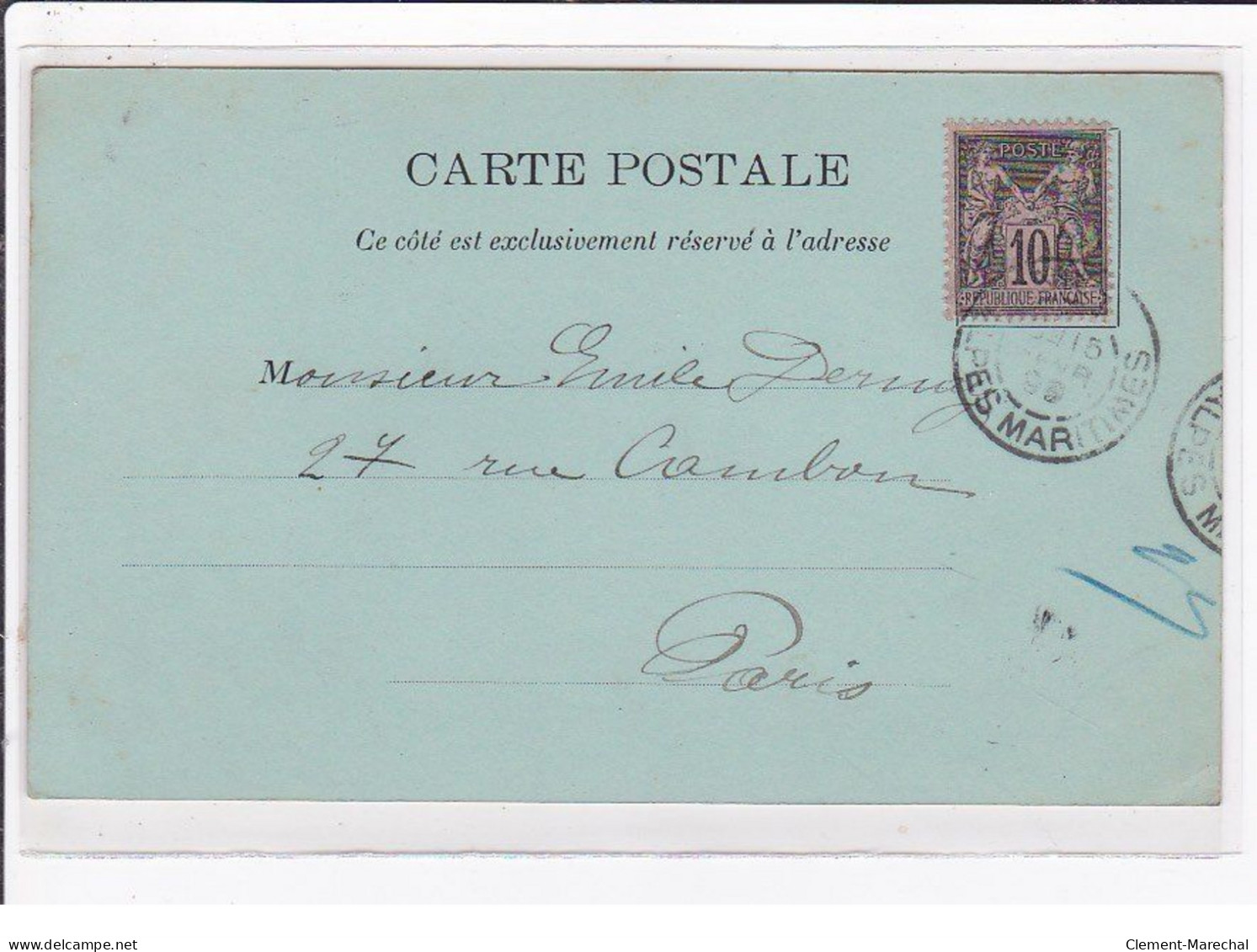 Jean de CALDAIN : lot de 8 cartes postales de 1898 (femmes) autographe de Raoul THOMEN - bon état général