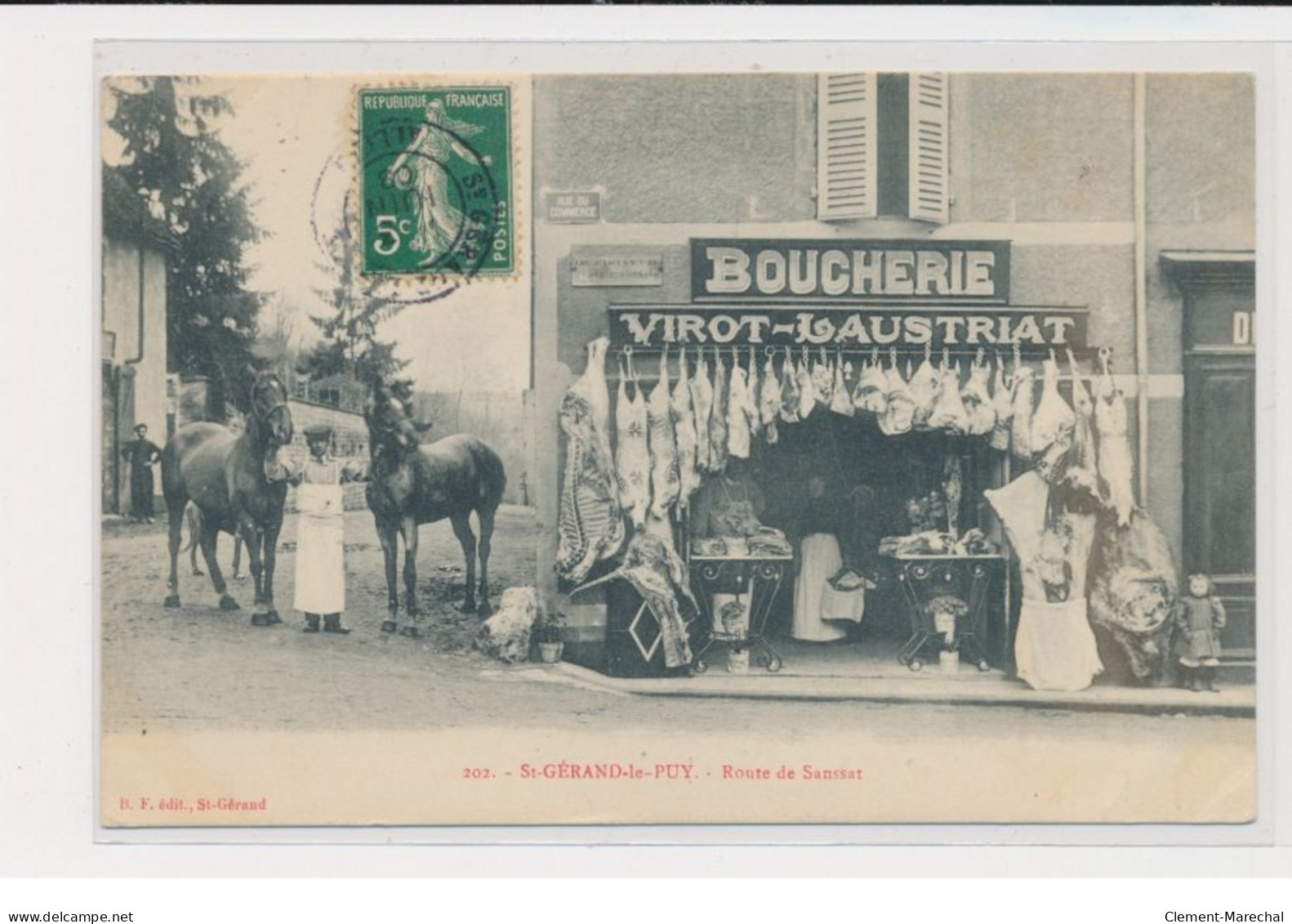 SAINT GERAND LE PUY - Route De Sanssat - Très Bon état - Autres & Non Classés