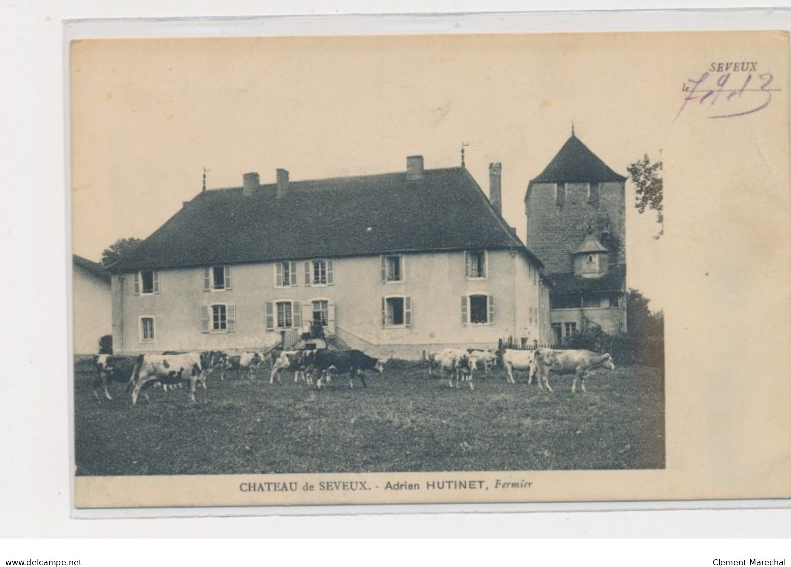 SEVEUX - Château De Seveux - Autographe - Très Bon état - Other & Unclassified